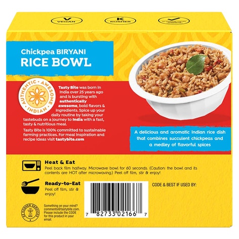 Chickpea Biryani Rice Bowl