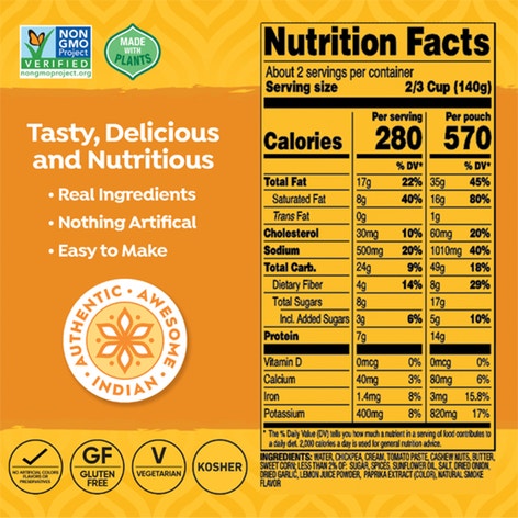 Butter Chickpea & Vegetables