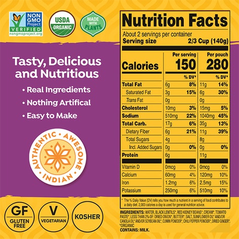 Madras Lentils Protein Bowl