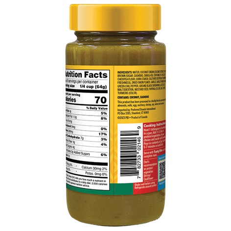 Coconut Korma Simmer Sauce