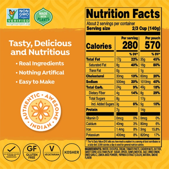 Butter Chickpea & Vegetables