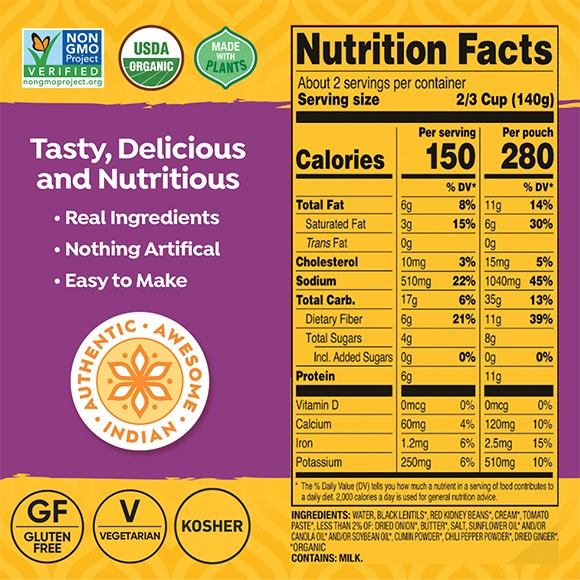 Madras Lentils Protein Bowl